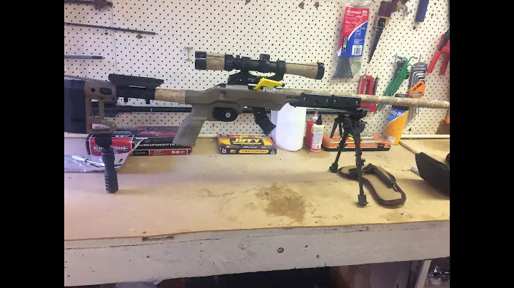 Accu-Shot Monopod Install on MDT CZ 455 LSS-RF Chassis Butt Stock