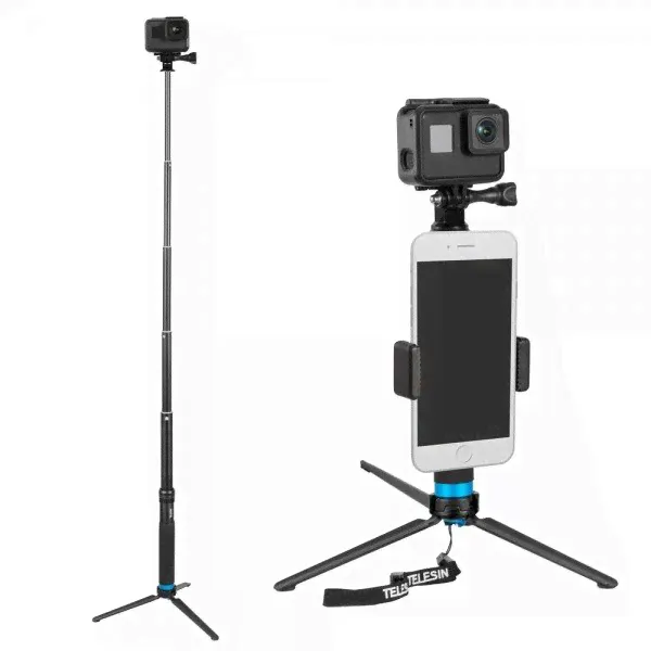 Монопод-штатив Telesin для GoPro Xiaomi-0