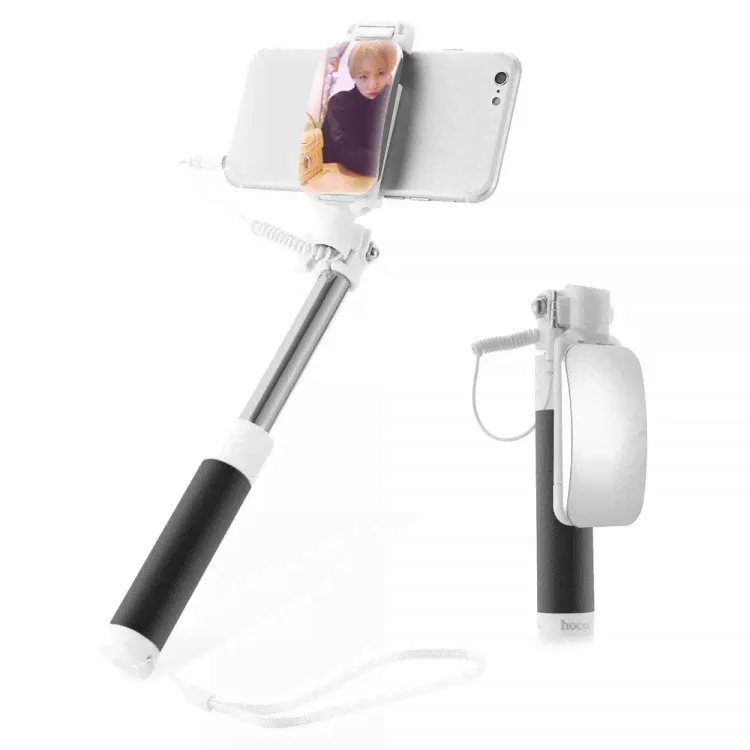 Монопод Hoco Selfie Stick K2 Magic Mirror со встроенным зеркалом