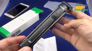 Perche à selfie BW-BS8 Blitzwolf ultime : perche, télécommande BT, lampe, trépied