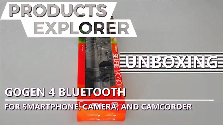 GoGEN 4 Bluetooth For Smartphone, Digital Camera, And Camcorder (Funny Unboxing)